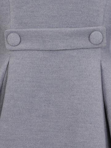 Potešte sa týmto kúskom Dedoles Sivý dámsky retro kabát s gombíkmi